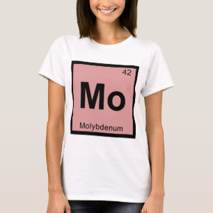 Camiseta Mo - Química de molibdeno Símbolo de tabla peri