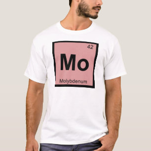 Camiseta Mo - Símbolo de la tabla periódica de la química d