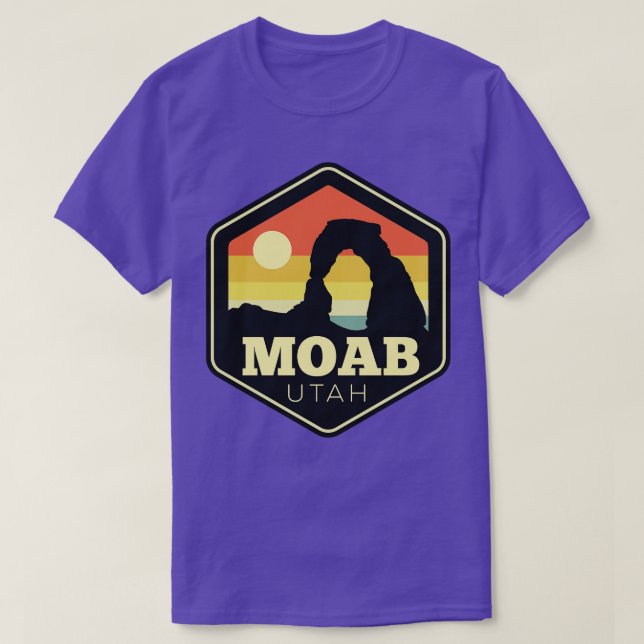 Camiseta Moab Arches Hexagon Indignación (Diseño del anverso)