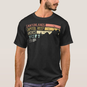 Camiseta Moab Souvenir Viejo Big 5 Utah Mighty Five Natio
