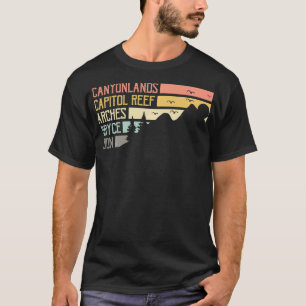 Camiseta Moab Souvenir Viejo Big 5 Utah Mighty Five Natio