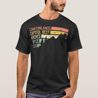 Camiseta Moab Souvenir Viejo Big 5 Utah Mighty Five Natio