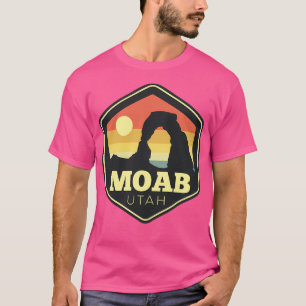 Camiseta Moab Utah Arch Vintage Sunset Travel