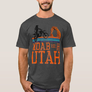 Camiseta Moab Utah Arches Desert fuera de carretera Dirt Bi