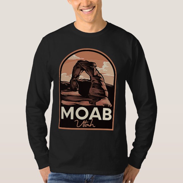 Camiseta Moab Utah Arches Vintage Travel (Anverso)