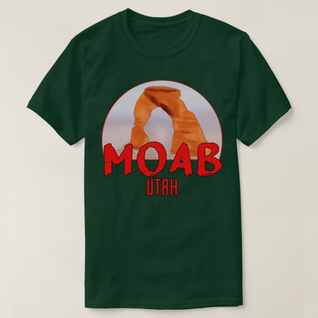 Camiseta Moab Utah Delicate Arch (Diseño del anverso)