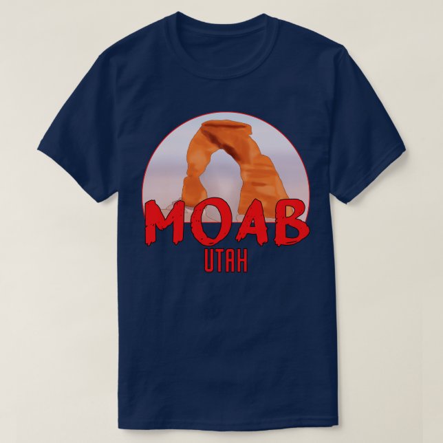 Camiseta Moab Utah Delicate Arch (Diseño del anverso)