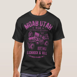 Camiseta Moab Utah EE.UU. padecimiento de slickrock offroad