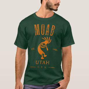 Camiseta Moab Utah Kokopelli Souvenir diseño perturbado 