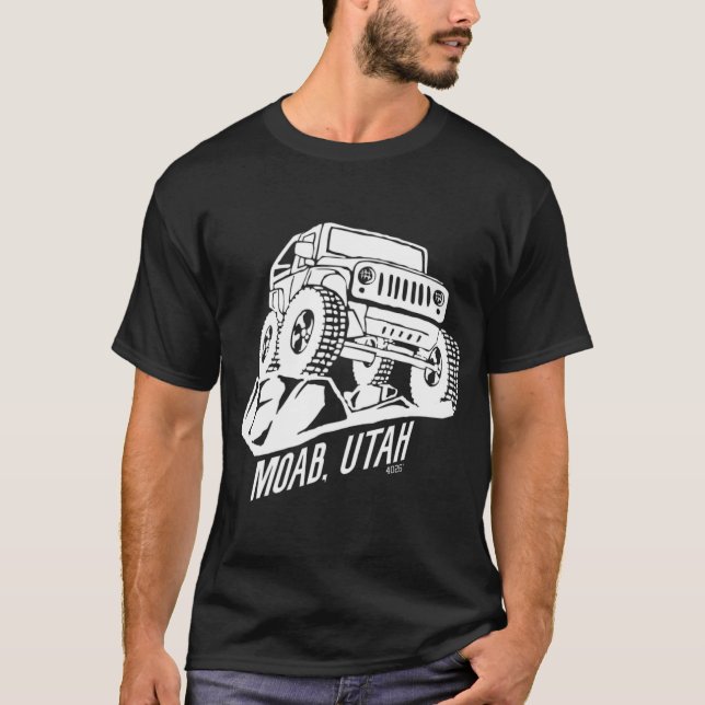 Camiseta Moab Utah Off Road Desert Adventure (Anverso)