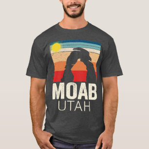 Camiseta Moab Utah Retro Sunset Vintage Road Moab City East