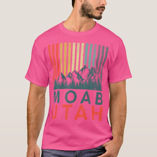 Camiseta Moab Utah: Senderismo al aire libre (Anverso)