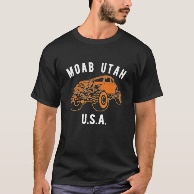 Camiseta Moab Utah USA Off road Rock Crawler 4x4 1 (Anverso)