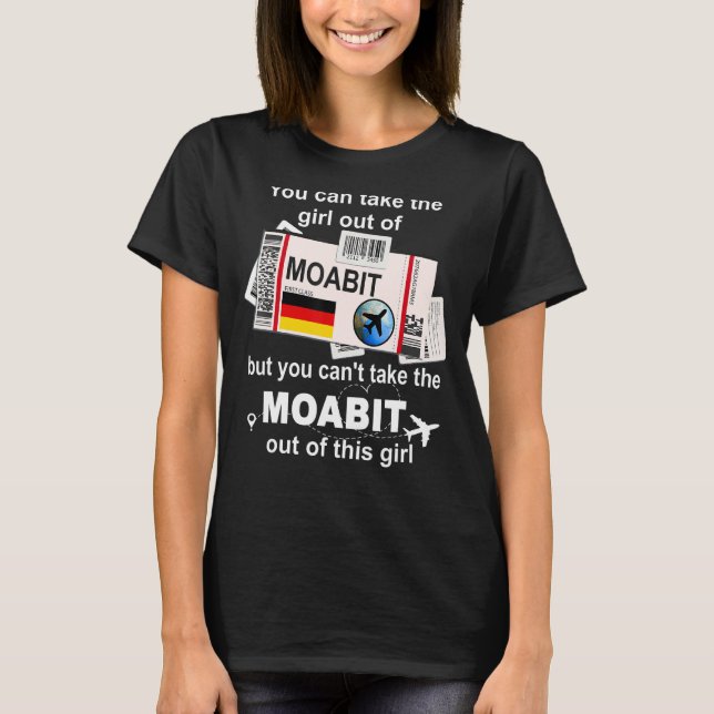 Camiseta Moabit Boarding Pass Moabit Chica Moabit (Anverso)