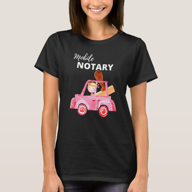 Camiseta Mobile Notary Notary Public Notary Signing Agent (Anverso)