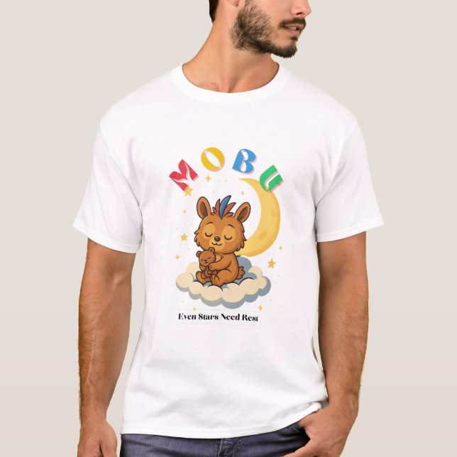 Camiseta MoBu – Even Stars Need Rest (Anverso)