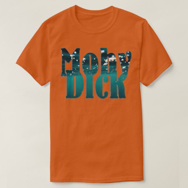 Camiseta Moby Dick (Diseño del anverso)