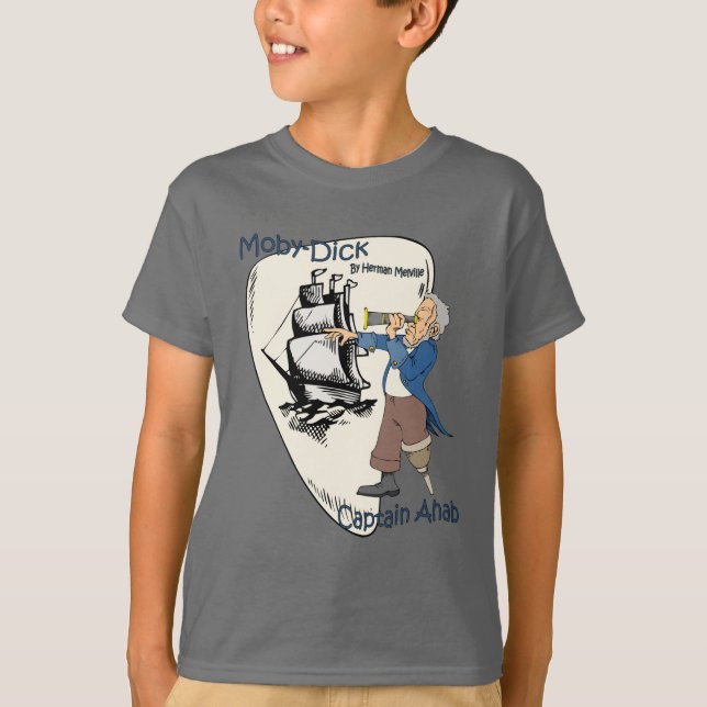 Camiseta Moby-Dick o la ballena ~ Capitán Acab ~ Spyglass (Anverso)