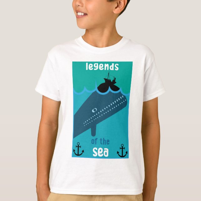 Camiseta Moby Dick Sea Fantasy | Funny Ocean And Sea Servin (Anverso)