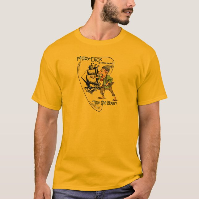 Camiseta Moby-Dick ~ Whale Spotter ~ "Thar She Blows"! (Anverso)