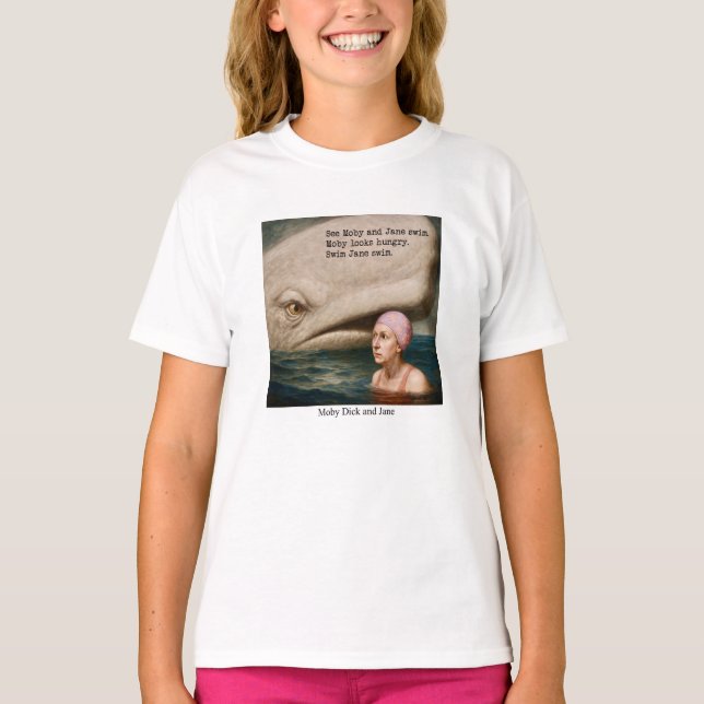Camiseta Moby Dick y Jane (Anverso)