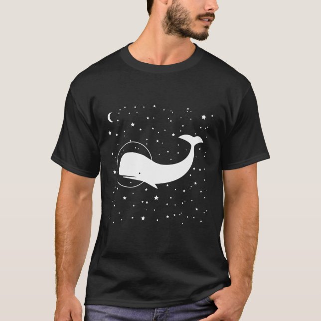 Camiseta Moby en espacio (Anverso)