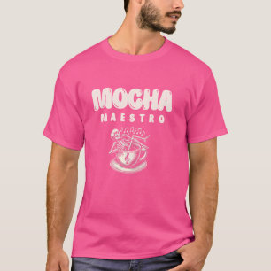 Camiseta Mocha Maestro Caffeine Músico Coffee Lover