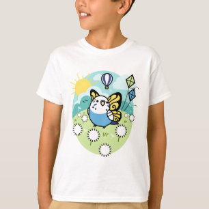 Camiseta Mochi de pájaro mágico - Retrato