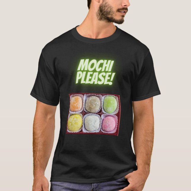 Camiseta ¡Mochi, por favor! (Anverso)