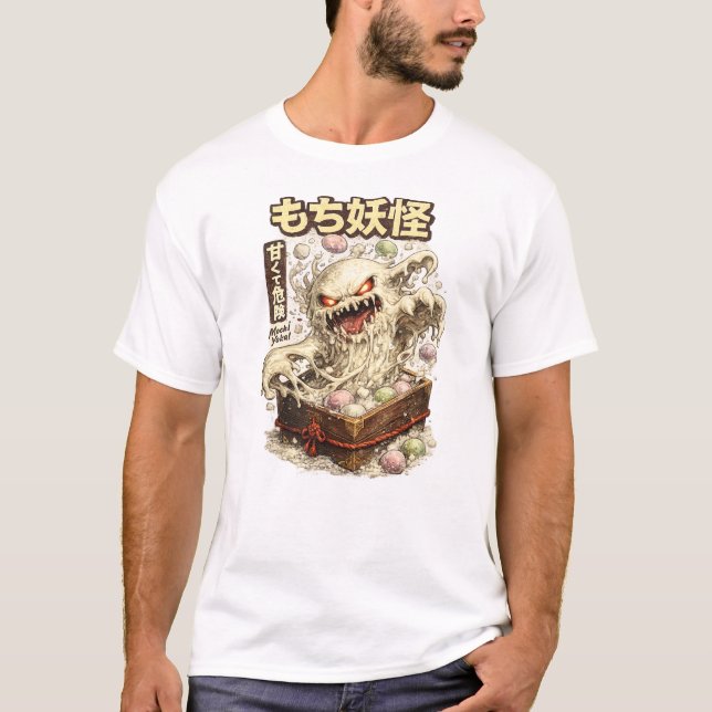 Camiseta Mochi Yokai – Sweet But Dangerous (Anverso)