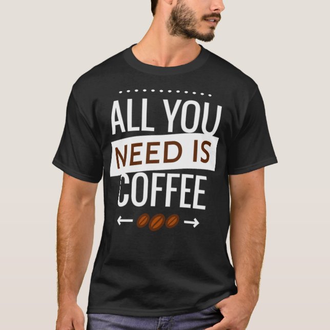 Camiseta Mochila caliente para café (Anverso)