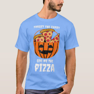 Camiseta Mochila de calabaza de la pizza disfraz lúgubre Ha