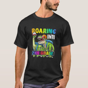 Camiseta Mochila De Dinosaurios De Segunda Grado De Vuelta