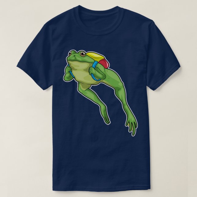 Camiseta Mochila de escalador de ranas (Diseño del anverso)