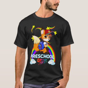 Camiseta Mochila de Fox Cute de Béisbol Cap Rainbow PRESCHO