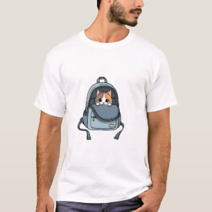 Camiseta Mochila de gato Peekaboo