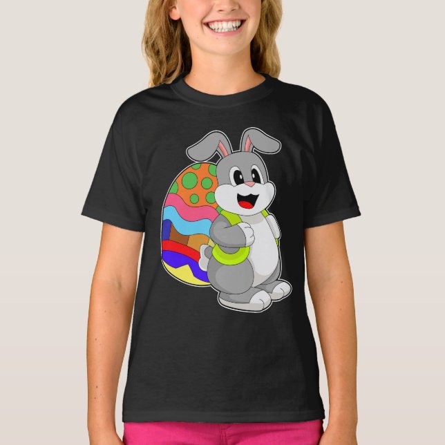 Camiseta Mochila de huevo de pascua de la Semana Santa de C (Anverso)