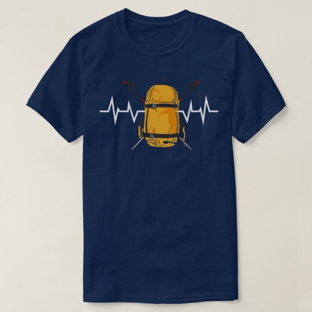 Camiseta Mochila de senderismo (Diseño del anverso)
