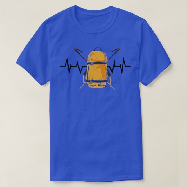 Camiseta Mochila de senderismo 2 (Diseño del anverso)