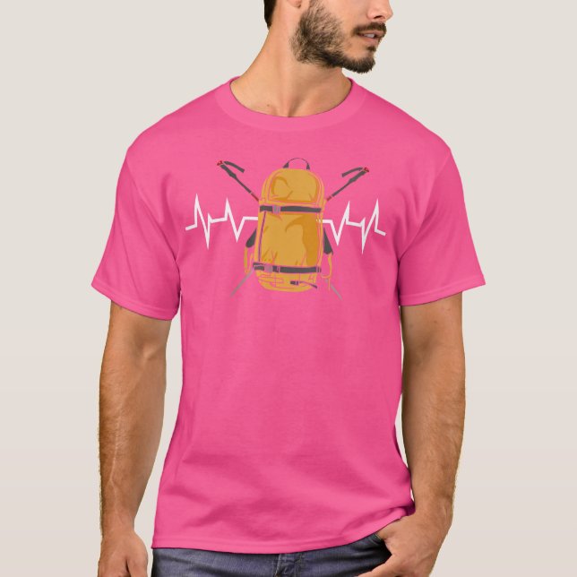 Camiseta Mochila De Senderismo Para Las Mujeres (Anverso)
