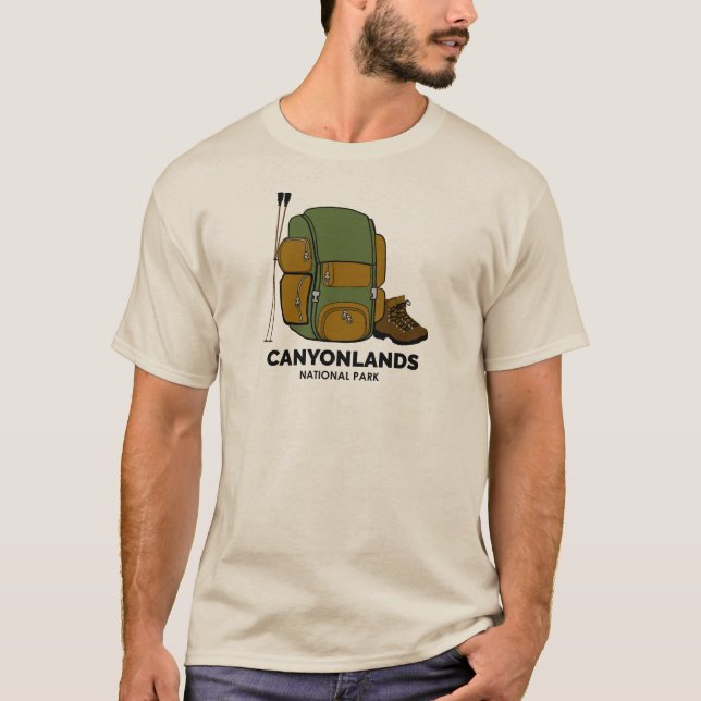 Camiseta Mochila del Parque Nacional Canyonlands (Anverso)