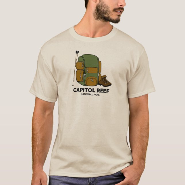 Camiseta Mochila del Parque Nacional Capitol Reef (Anverso)