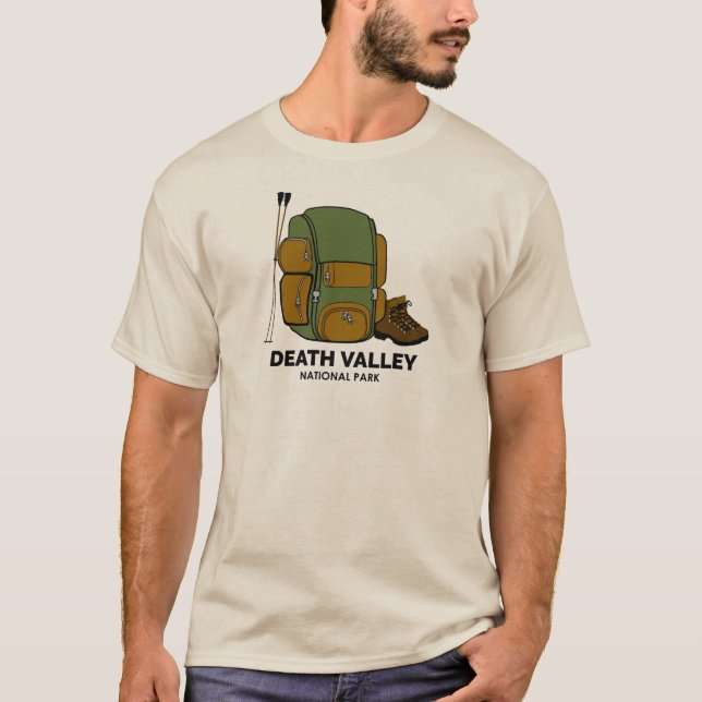 Camiseta Mochila del Parque Nacional del Valle de la Muerte (Anverso)
