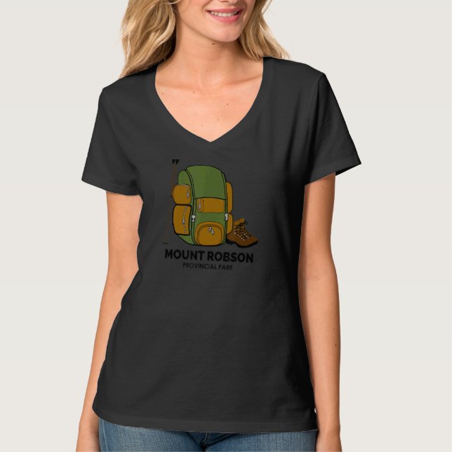 Camiseta Mochila del parque provincial de Mt. Robson (Anverso)