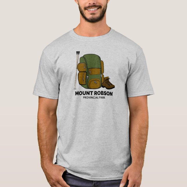 Camiseta Mochila del Parque Provincial Mount Robson (Anverso)
