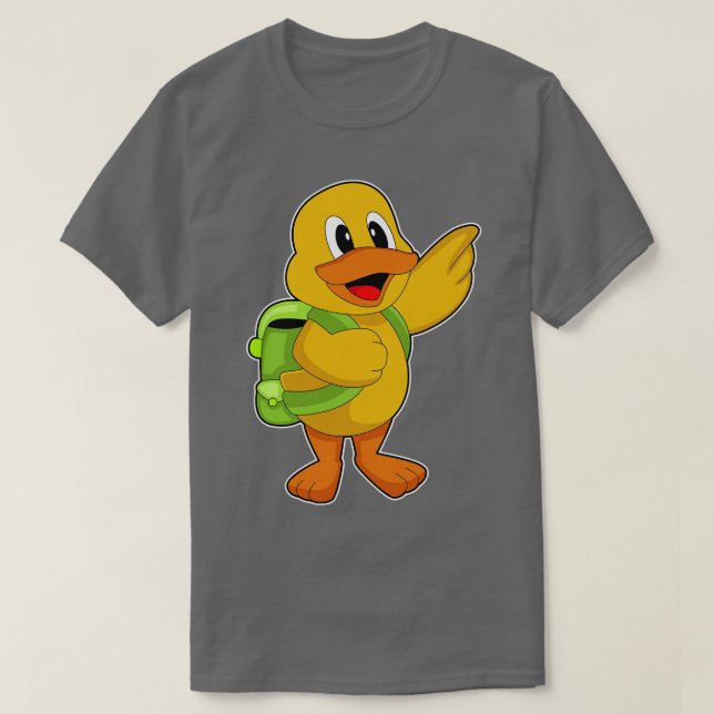 Camiseta Mochila Duck Hiker (Diseño del anverso)