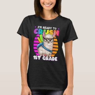 Camiseta Mochila Escolar De Regreso A Clases Llama De 1er G