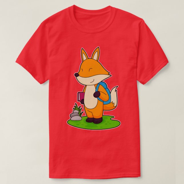 Camiseta Mochila Fox Hiker (Diseño del anverso)