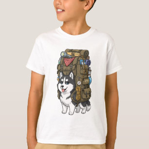 Camiseta Mochila infantil para senderismo Husky de aventura