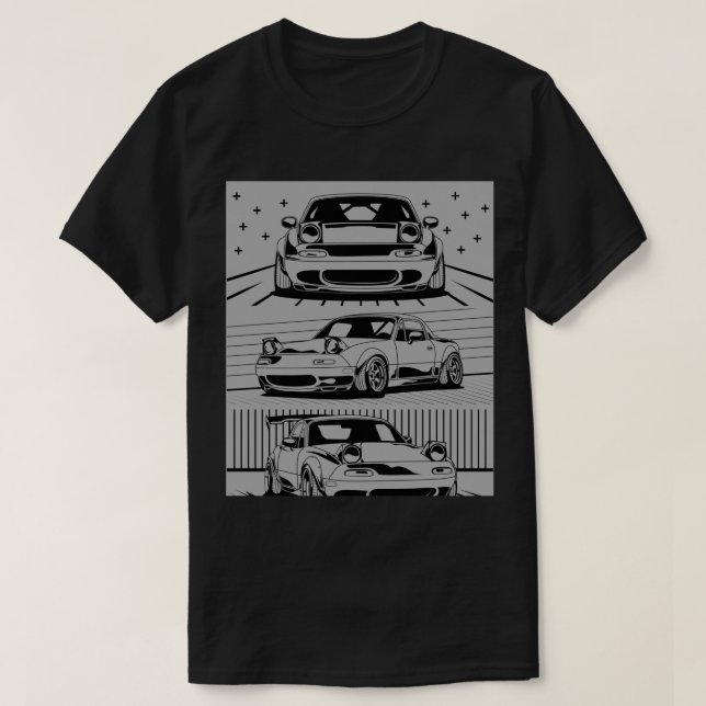 Camiseta Mochila Mazda Miata (Diseño del anverso)